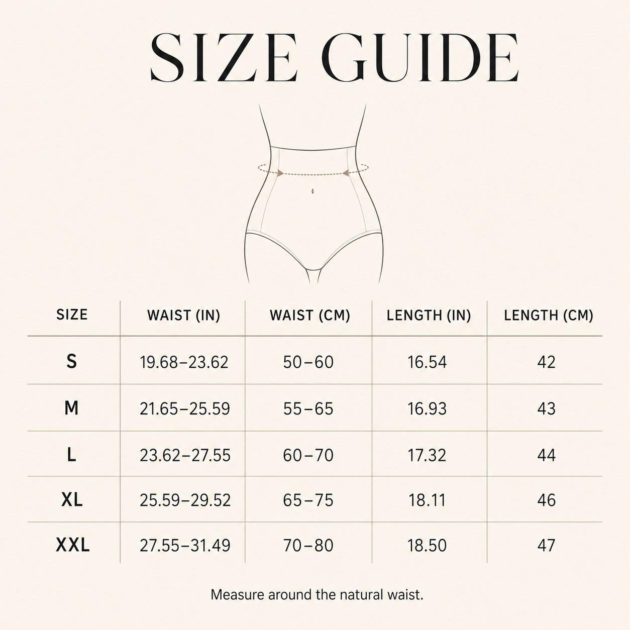 Find your size
